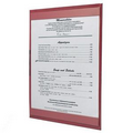 Menu Leatherette Single Panel Pocket Menu Cover (8 1/2"x11")